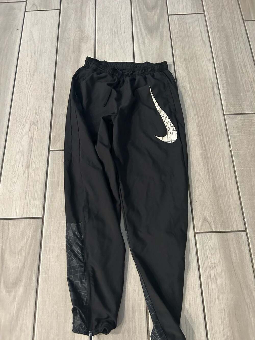 Nike Run Division Challenger Flash Pants Size S Black Dri-FIT Track